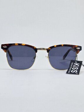 NWT KISS Tortoise Clubmaster Sunglasses 866-SL UV400